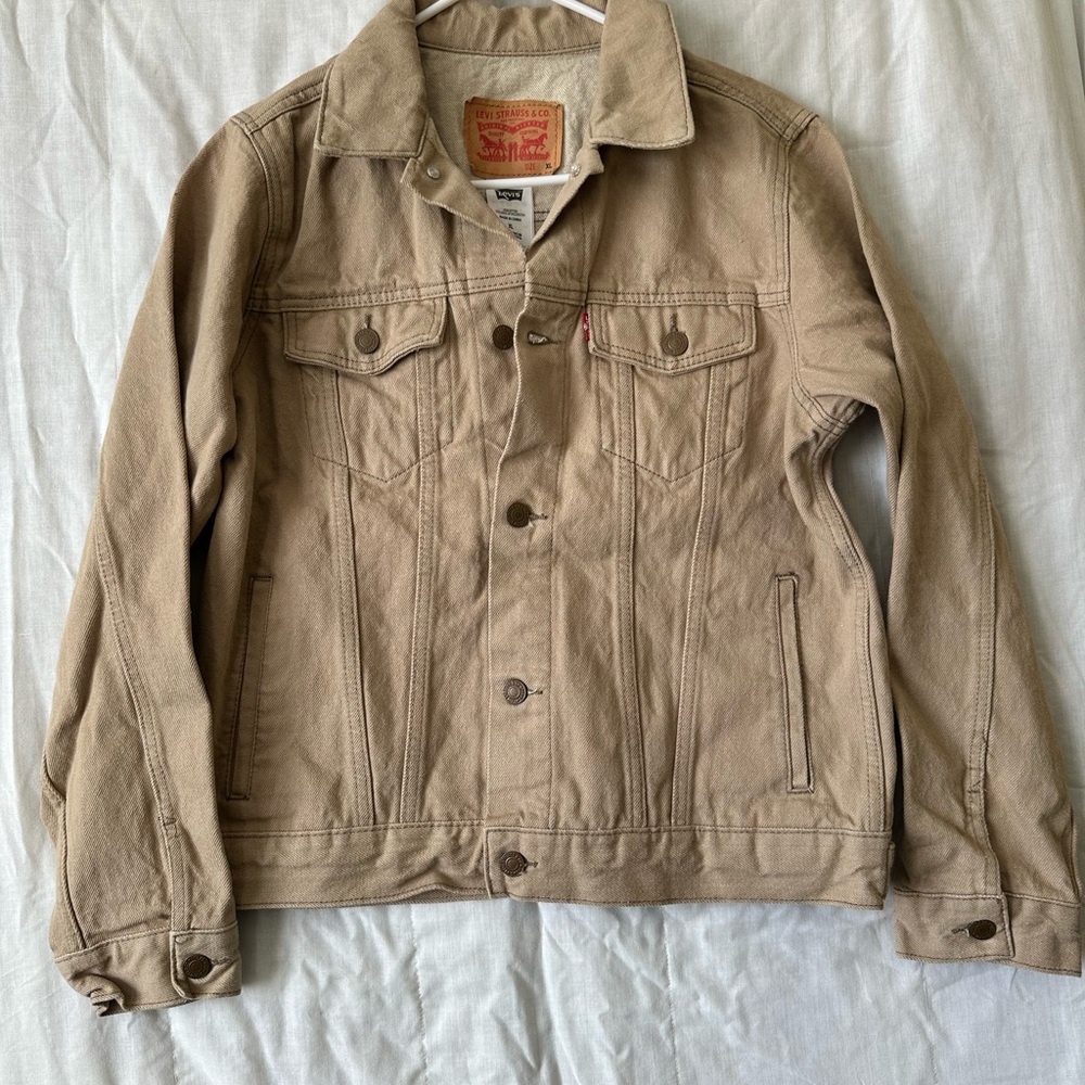 Levi's Tan Denim Jacket boys XL